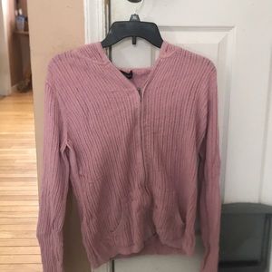 Women’s Sonoma XL Pink Zip Up Sweater